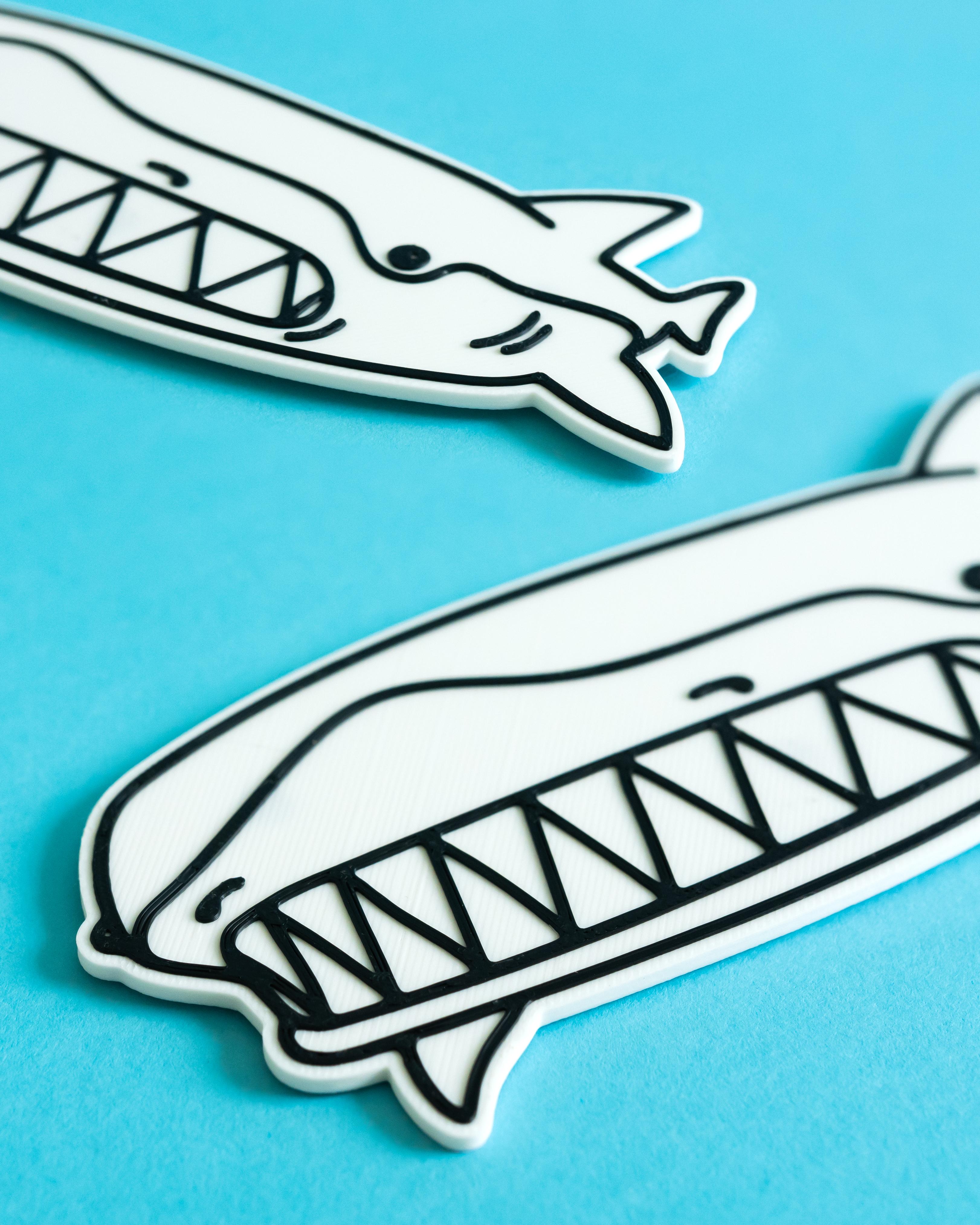 **FREEBIE** Great Wide Shark // Rejected Animals Decal 3d model