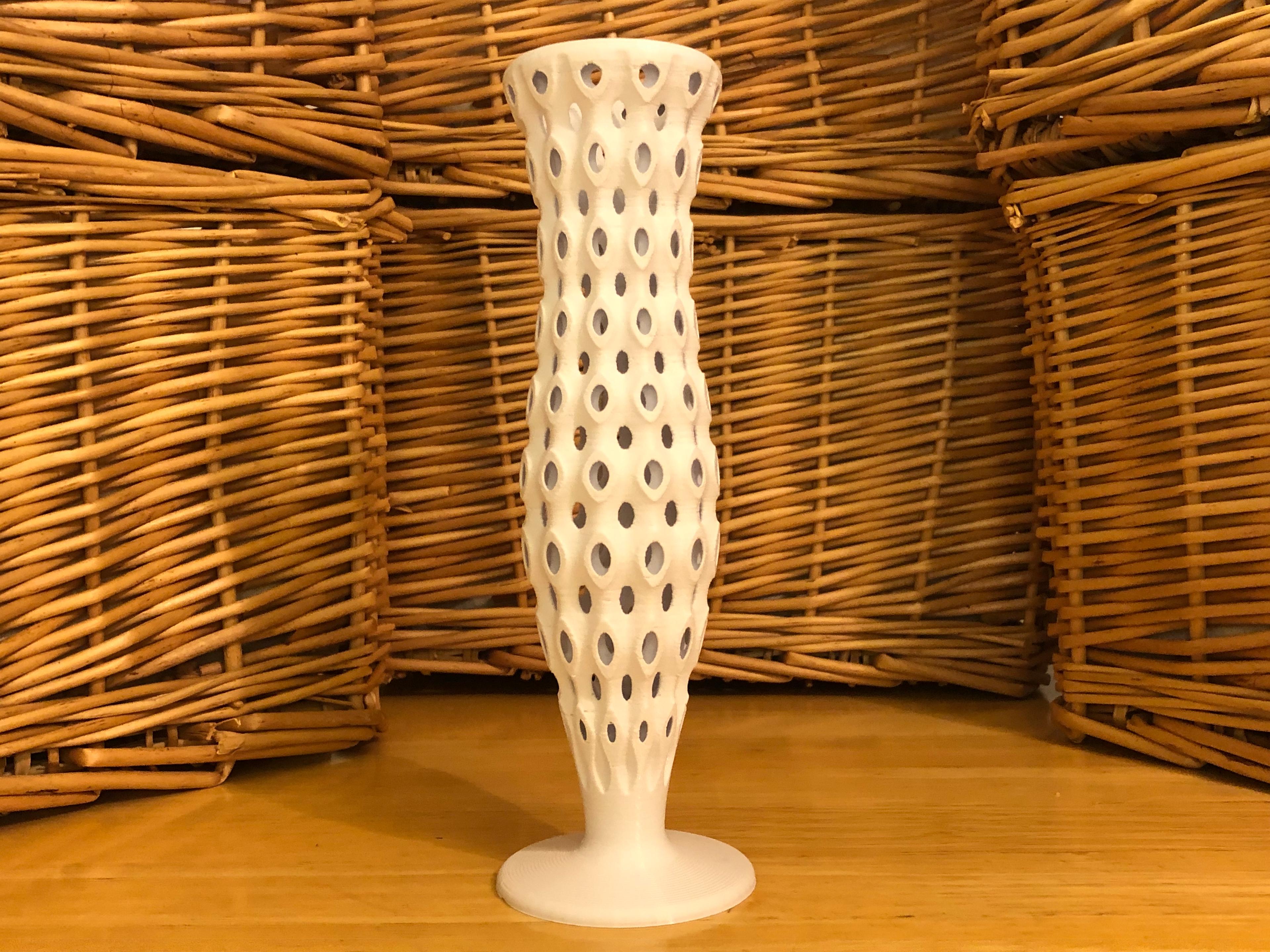 Four Minimal Surface Fluted Vases 3d model