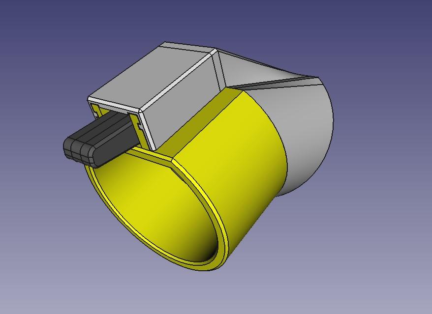 TYP2 plug holder 3d model