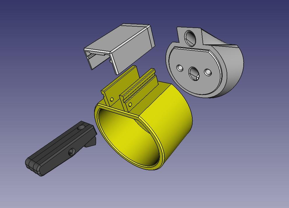 TYP2 plug holder 3d model