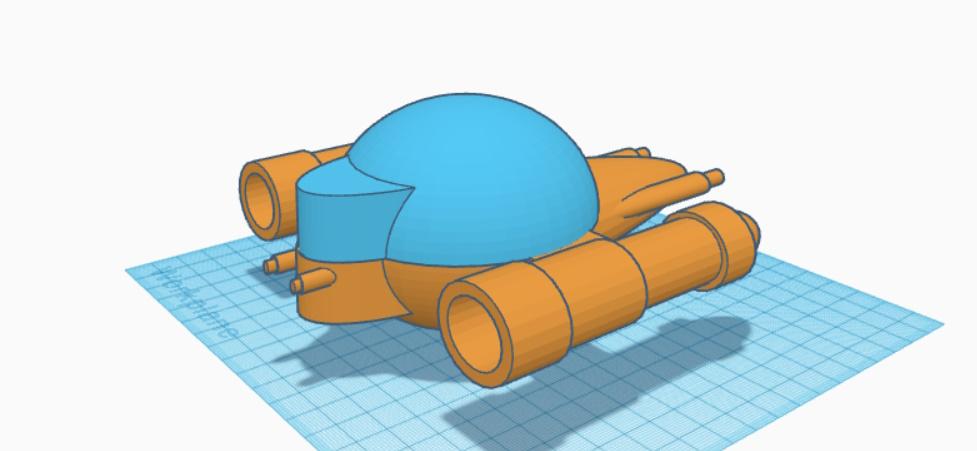 Space Transport 3d model