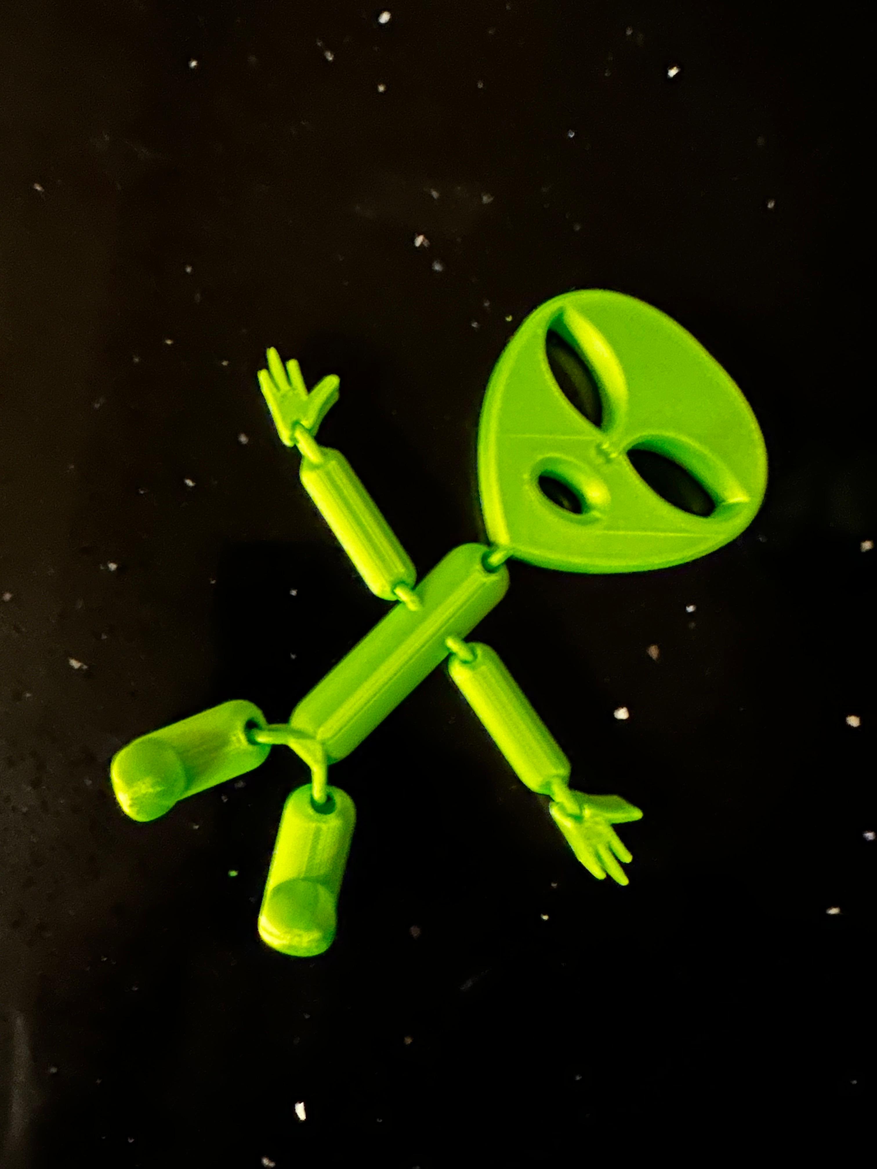 Fidget alien v1 3d model