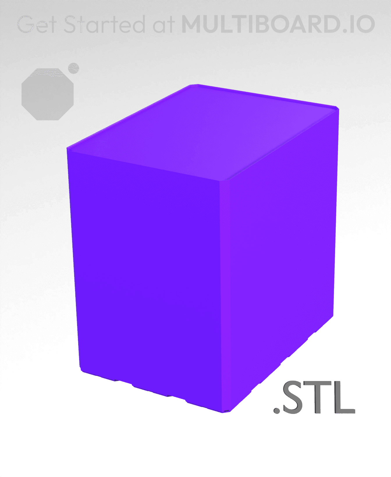 3x4x4 - Multibin Insert - STL Remixing File 3d model