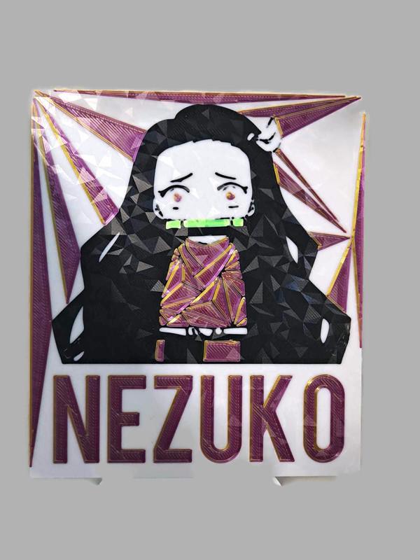 nezuko fan art 3d model