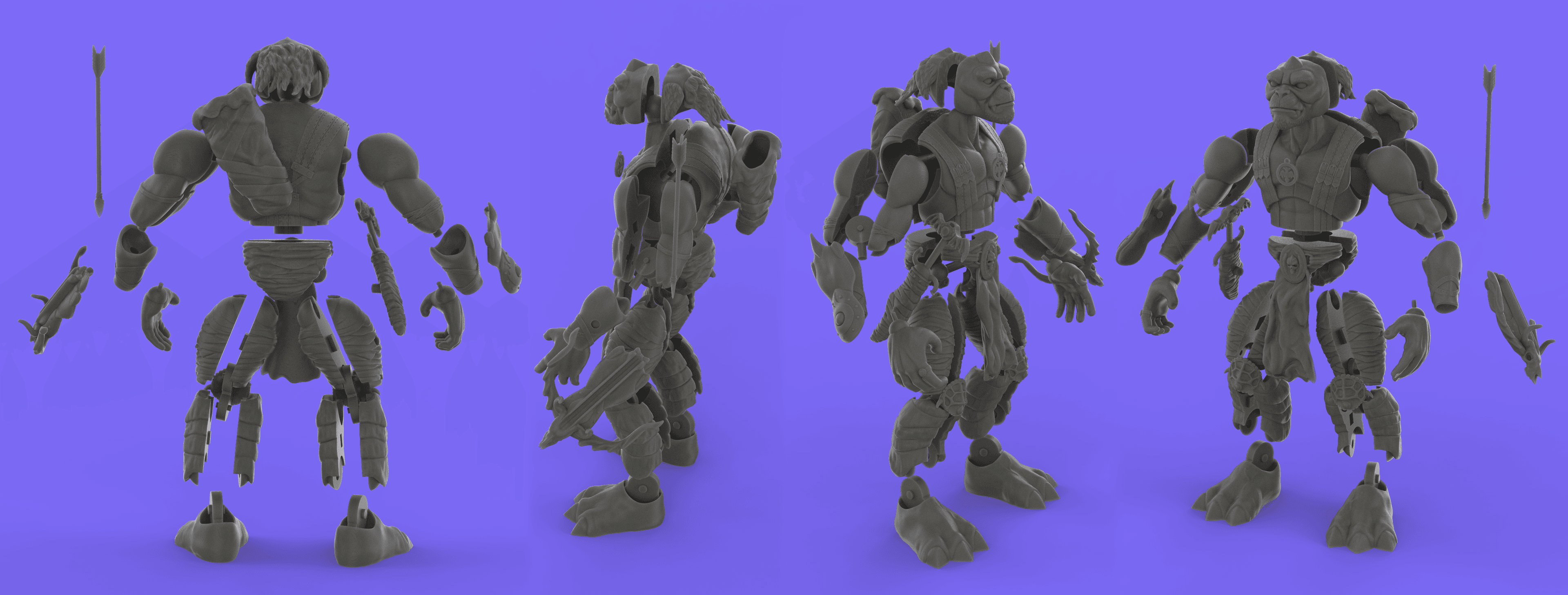 Small Soldiers Archer 3d model