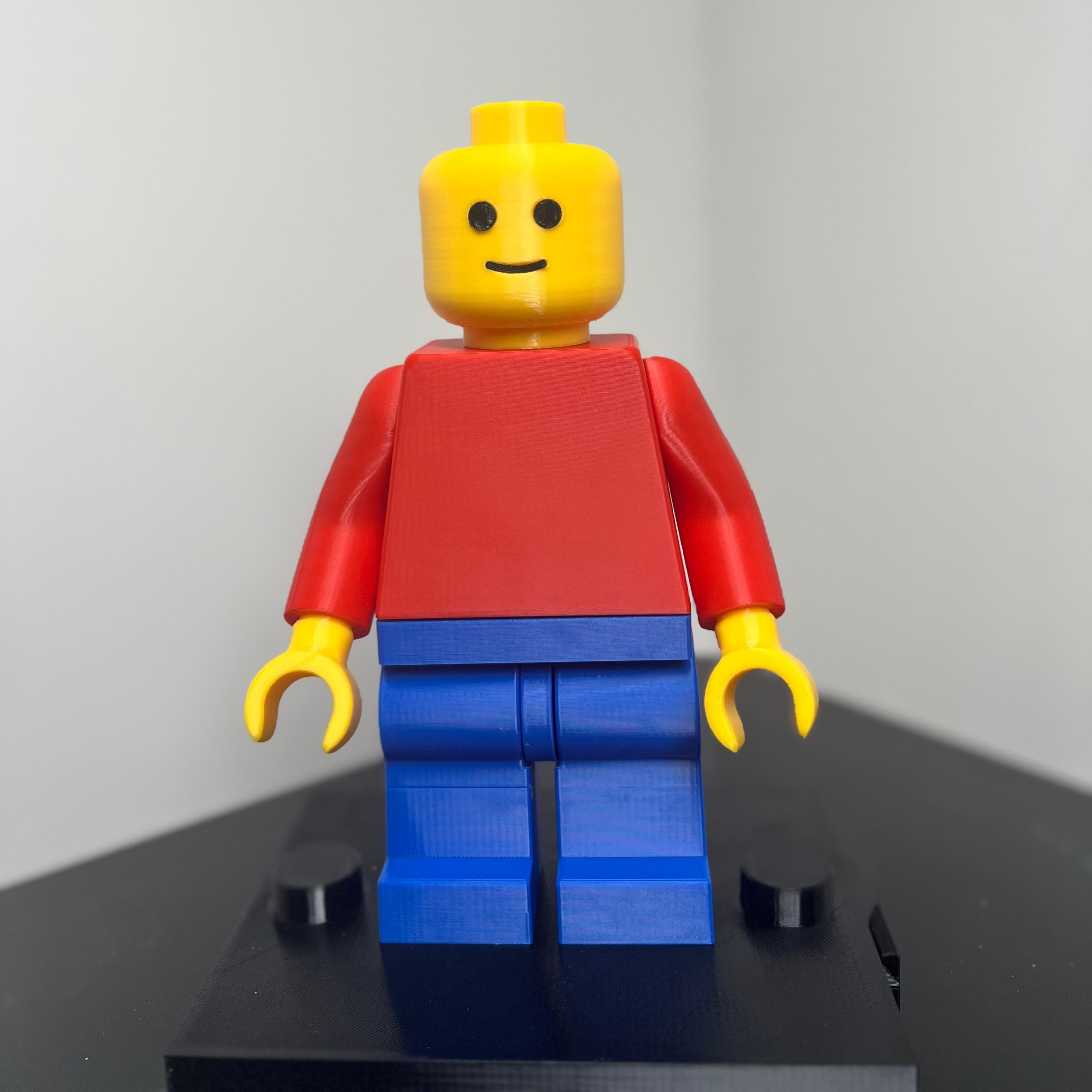 BASIC BIG BRICK FIGURE (6:1 Scale) 3d model