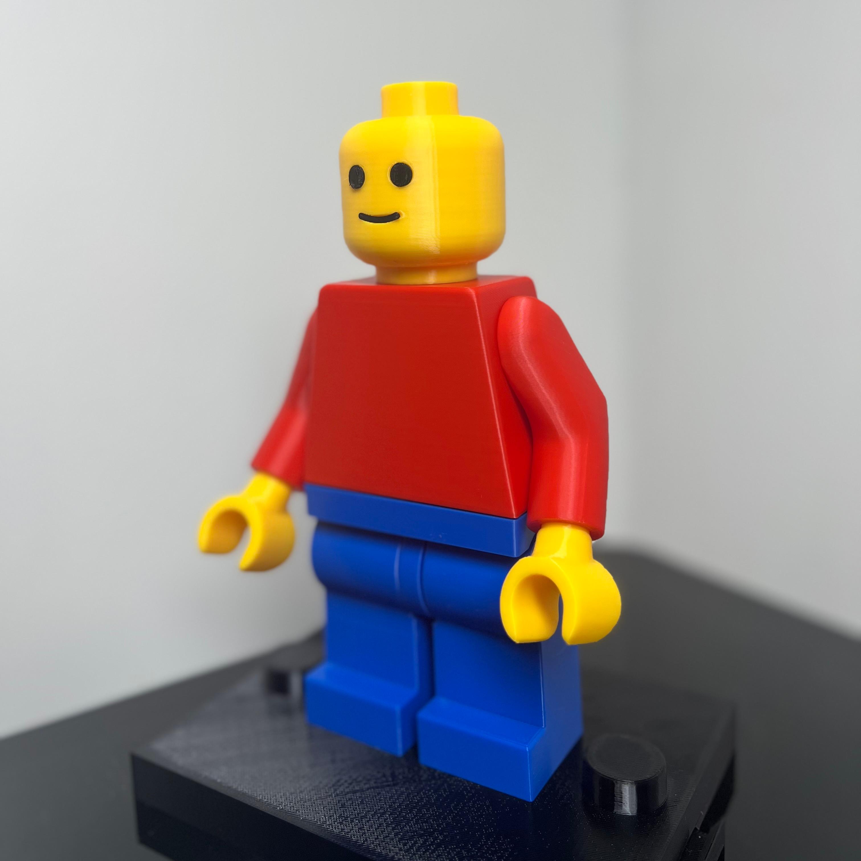 BASIC BIG BRICK FIGURE (6:1 Scale) 3d model