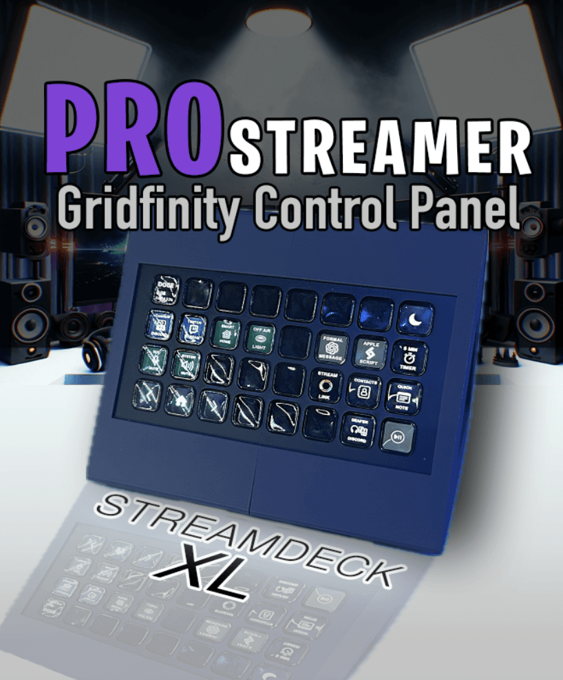 Pro Streamer - Stream Deck XL Control Panel 3d model