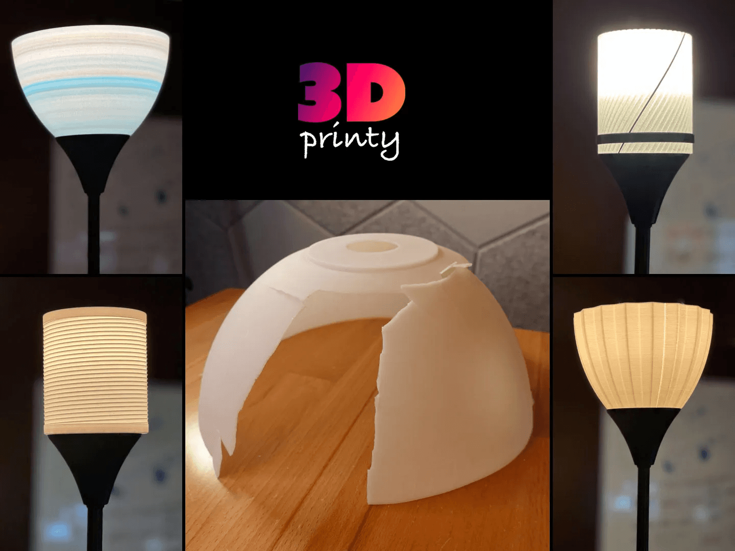 Lamp Shade - Raw Filament  3d model