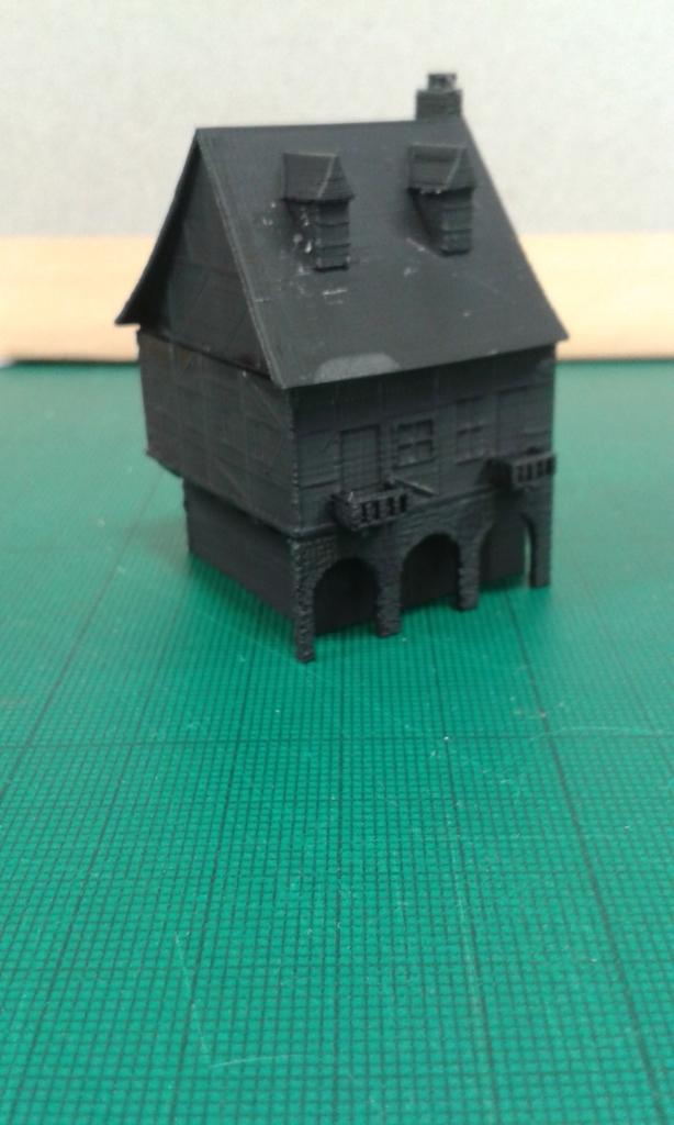 Another Tudor style house for wargaming 3d model