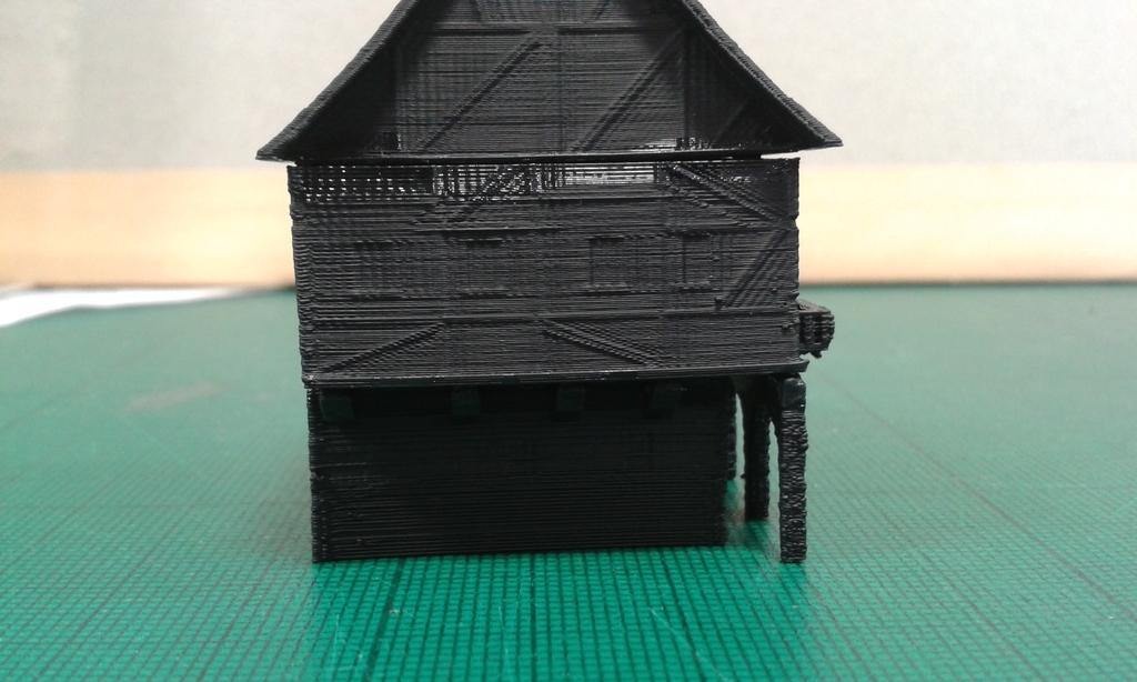 Another Tudor style house for wargaming 3d model