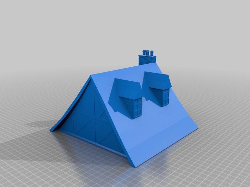 Another Tudor style house for wargaming 3d model