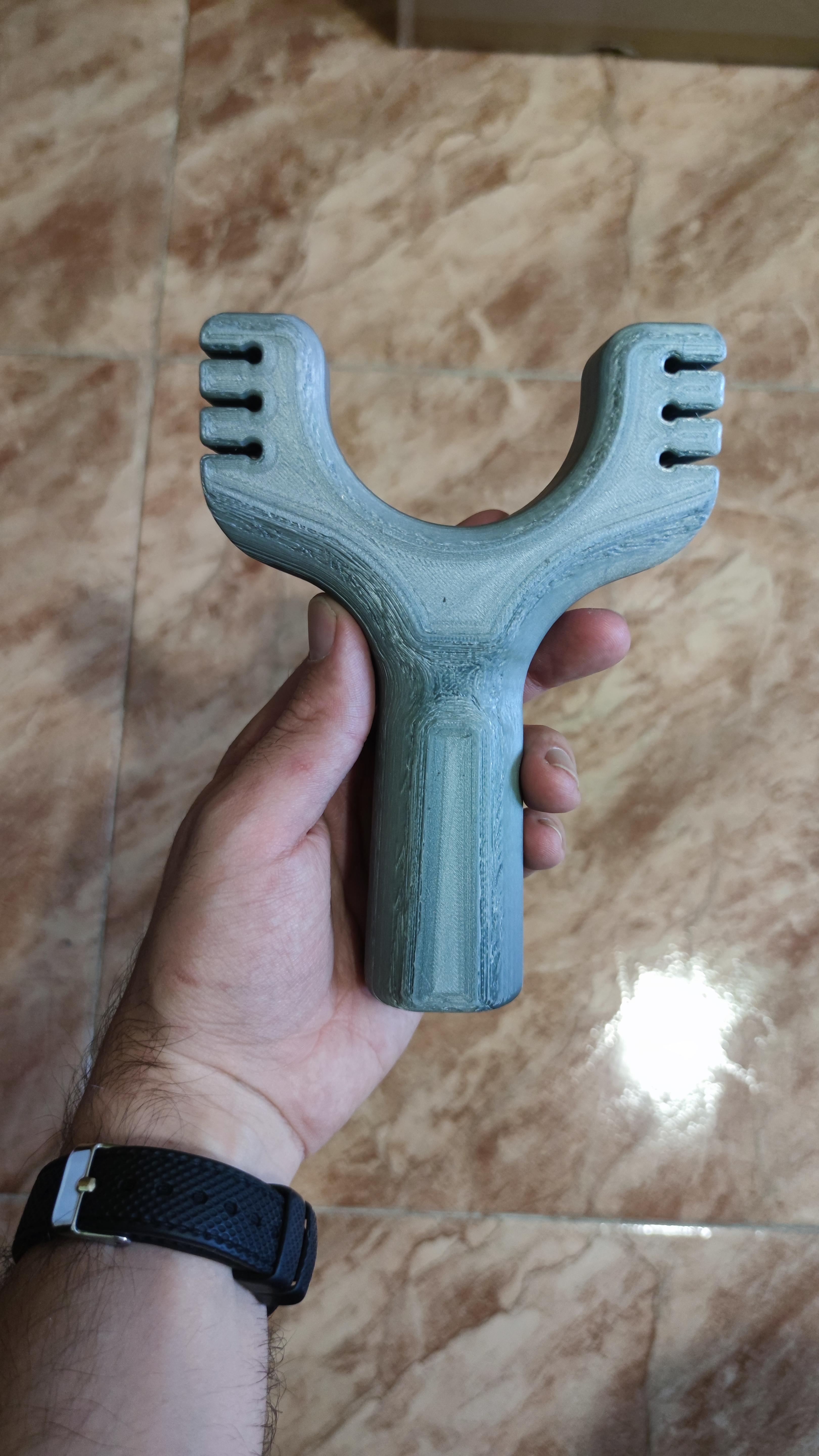 Strong Slingshot for 6 Rubbers 3d model