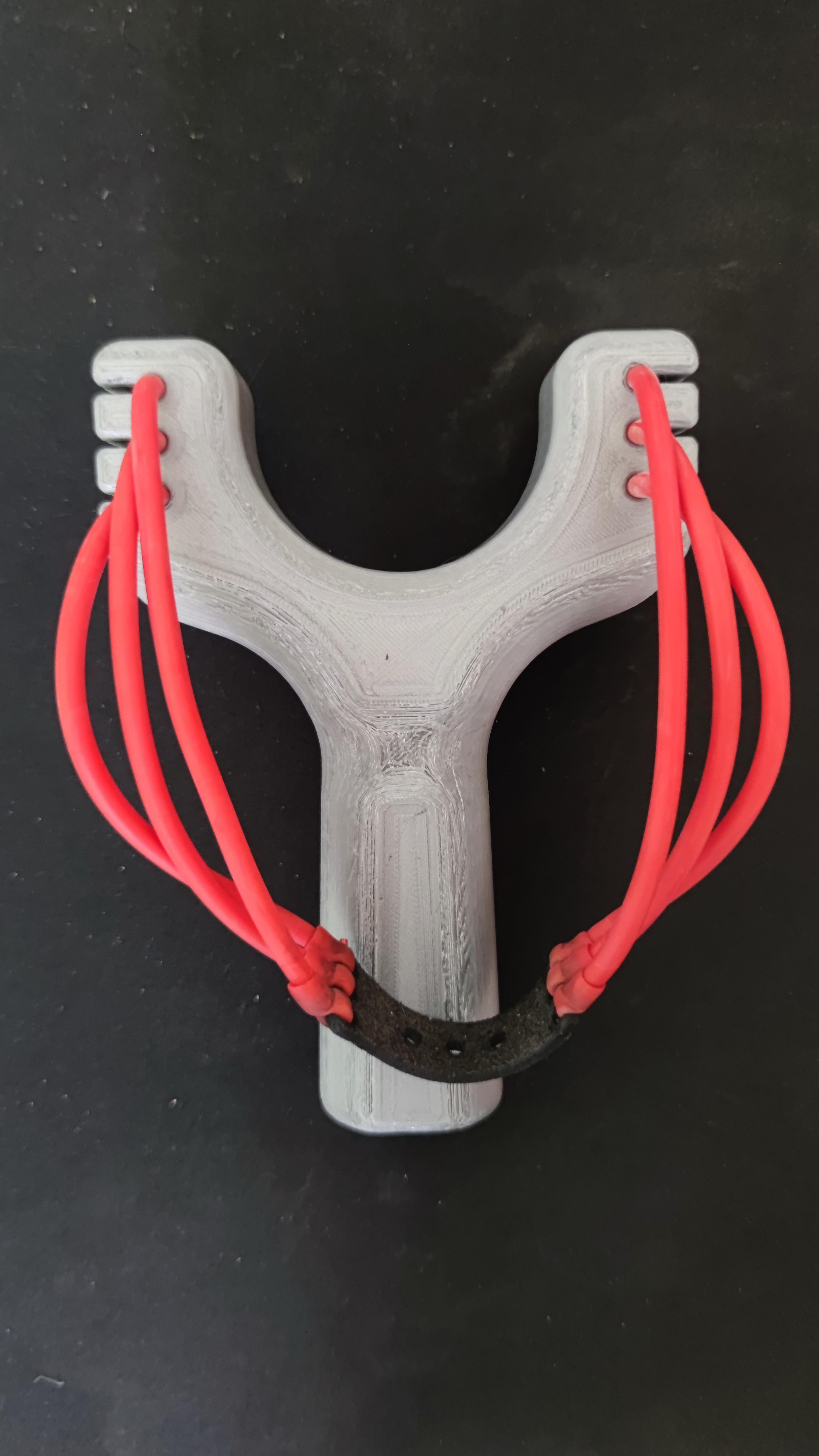 Strong Slingshot for 6 Rubbers 3d model