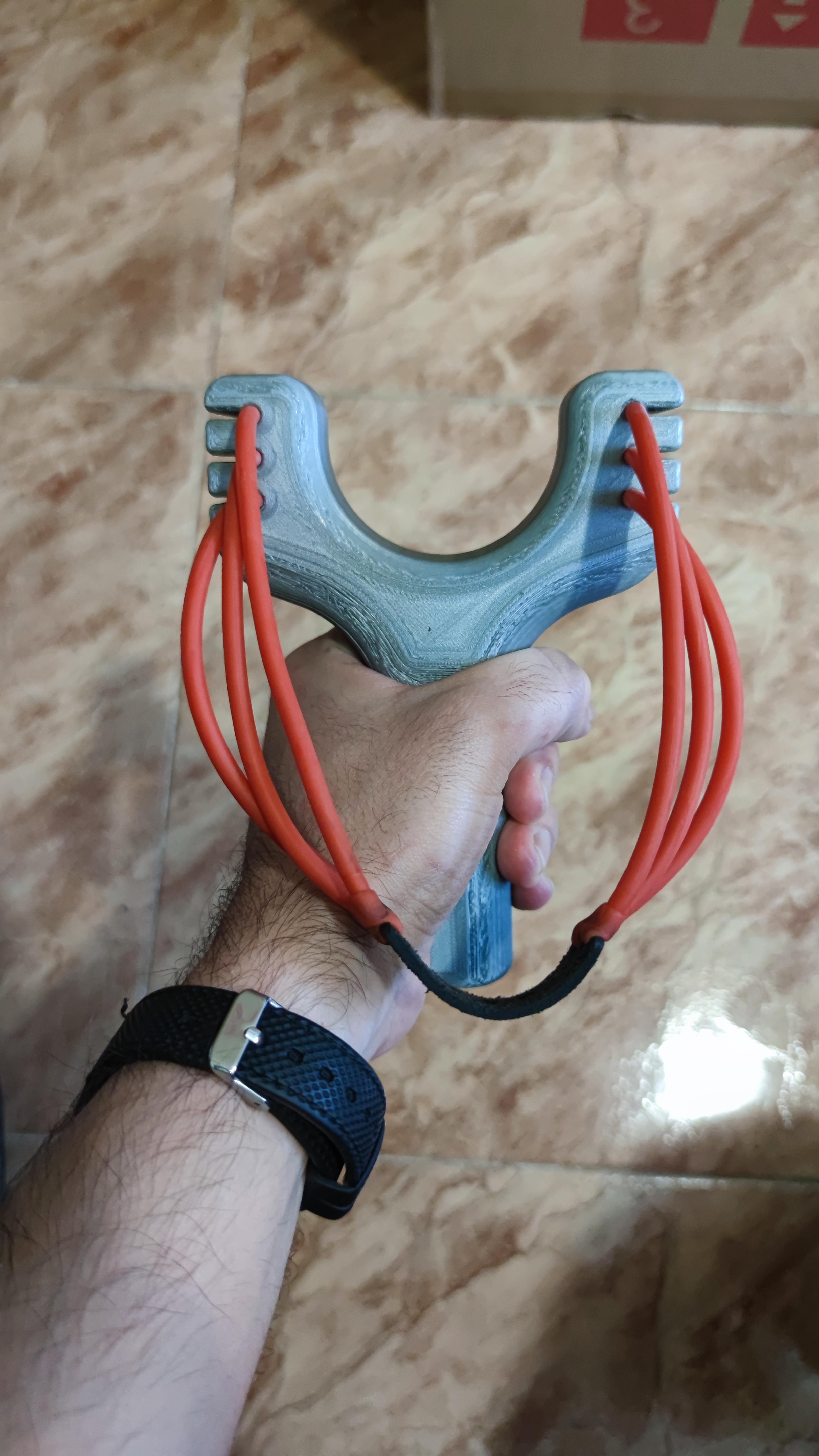 Strong Slingshot for 6 Rubbers 3d model