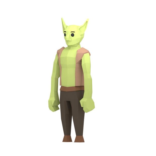 Animated Goblin 3d model