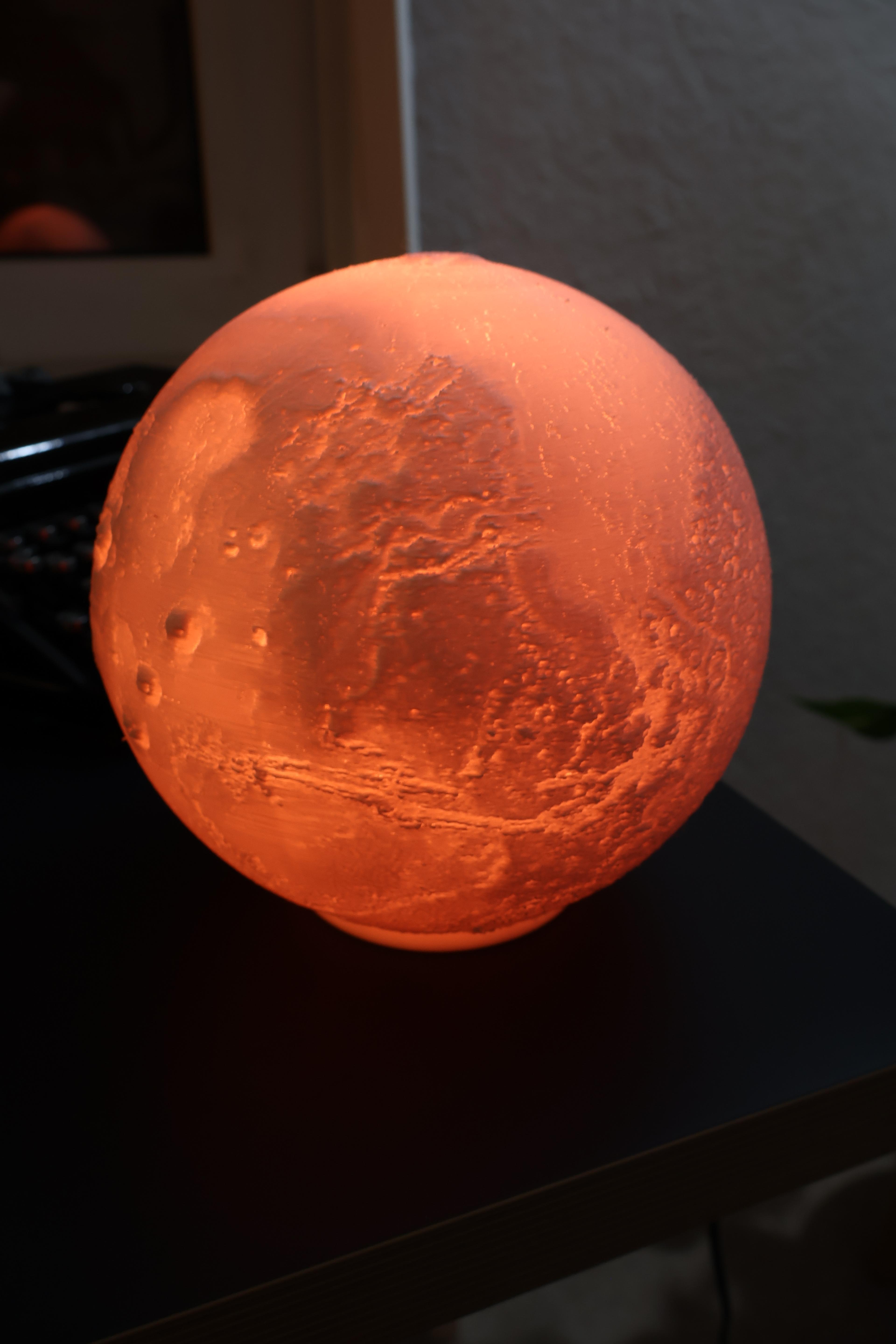 Mars Night Light 3d model