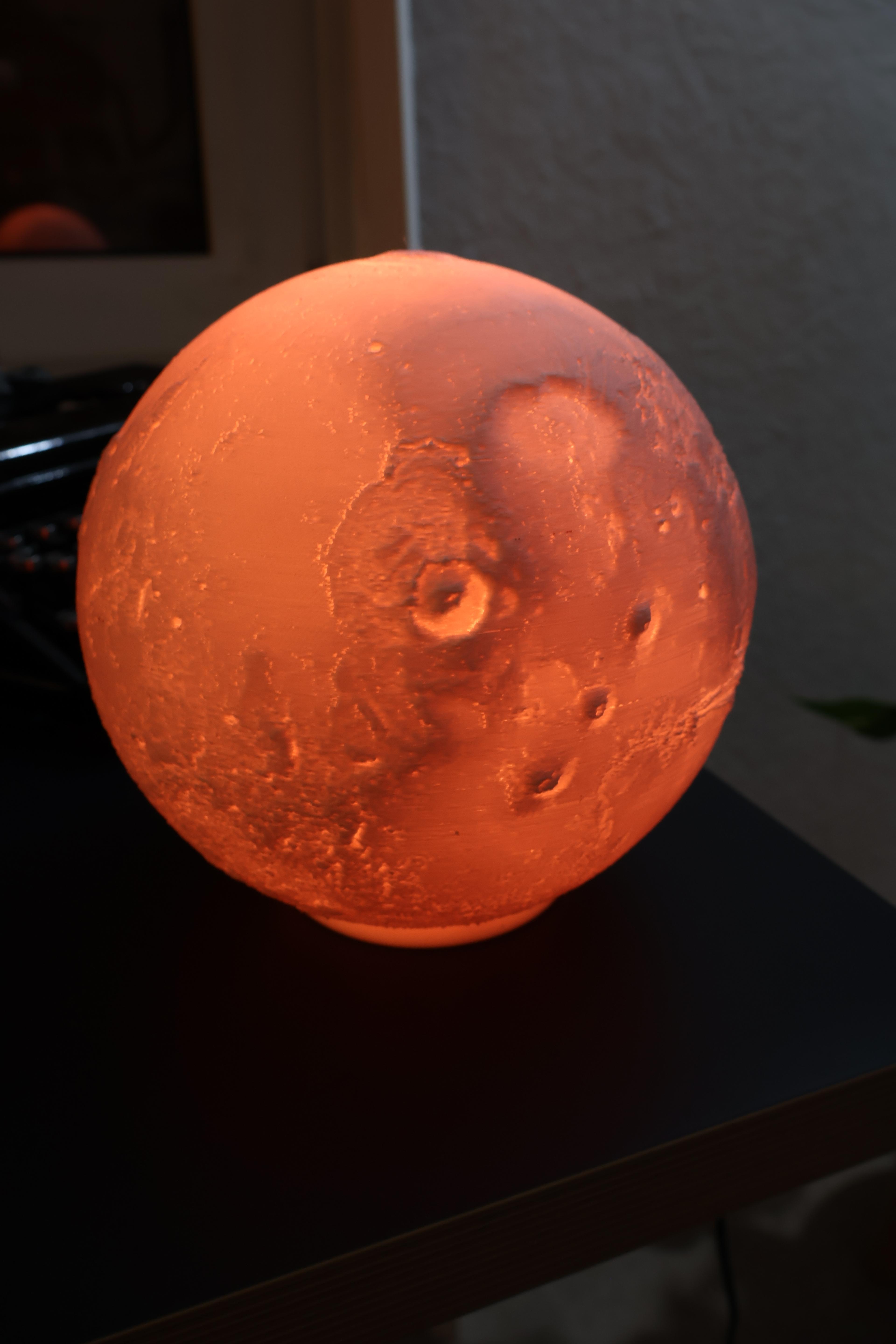 Mars Night Light 3d model