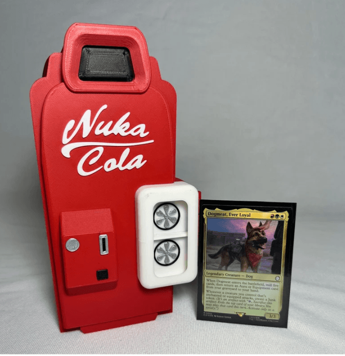 Nuka Cola Vending Machine MTG Commander Deck box 3d model