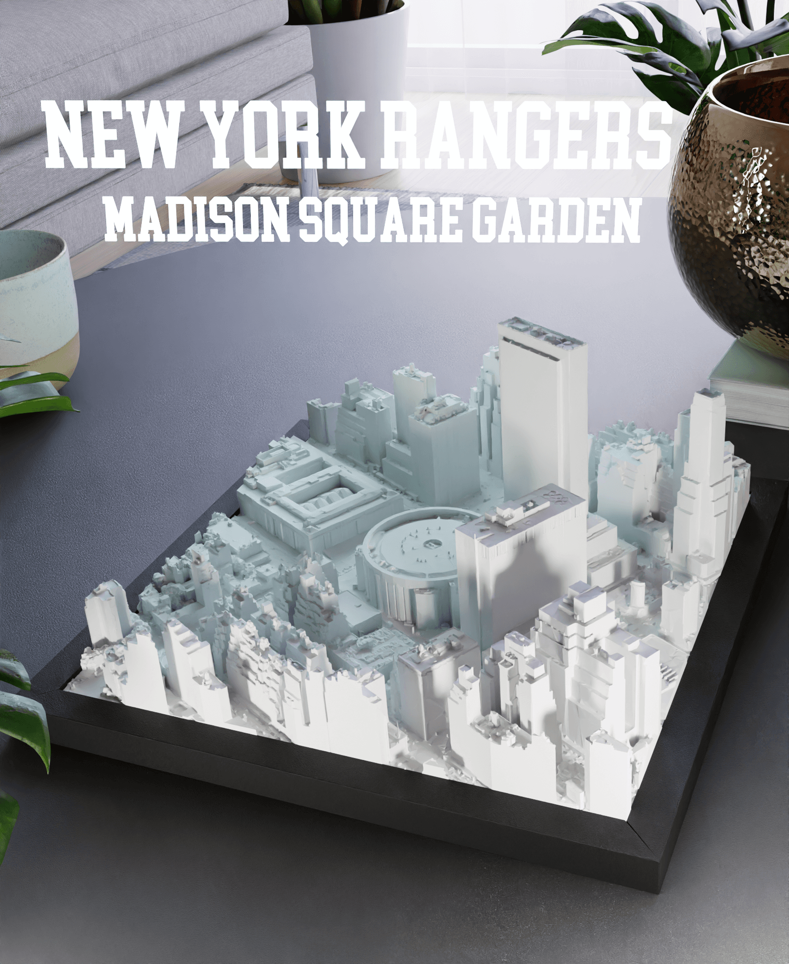 New York Rangers - Madison Square Garden 3d model