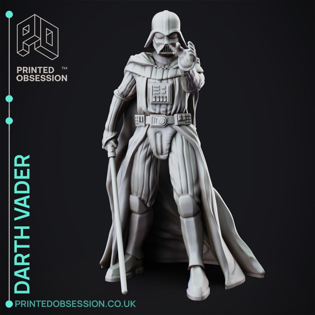 Darth Vader - Starwars - 30cm Fanart  3d model