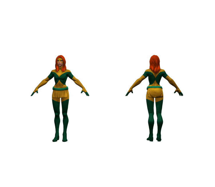 Jean Grey - Phoenix 3d model