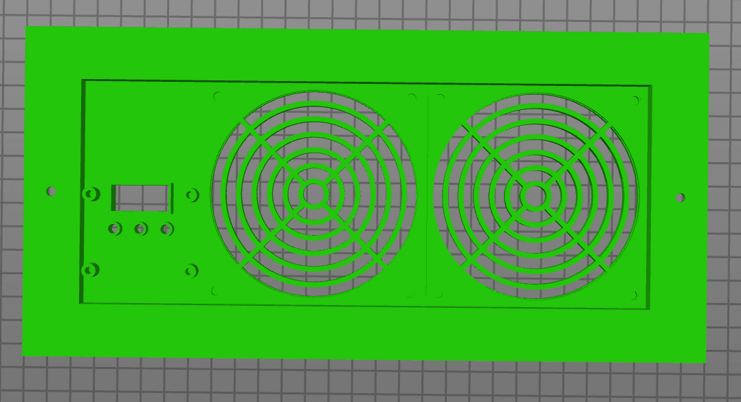 4X10 VENT BOOSTER 3d model