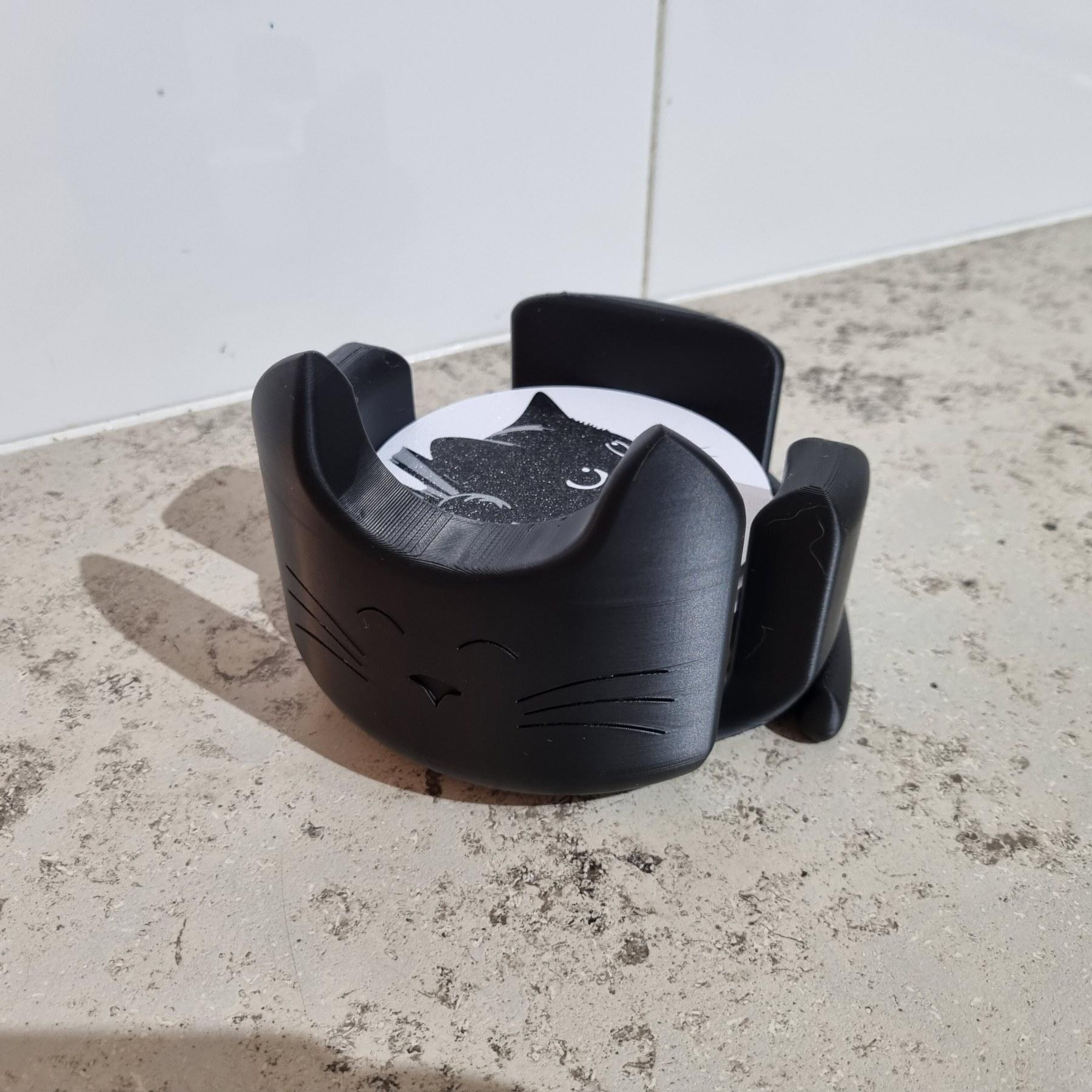 Cat Coaster Holder 3d model