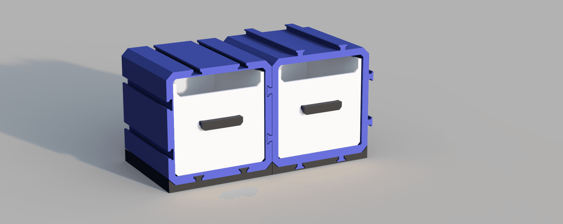 Modular Storage Bins 3d model