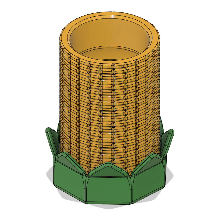 16oz It's Corn! Can Cup with Coaster 3d model