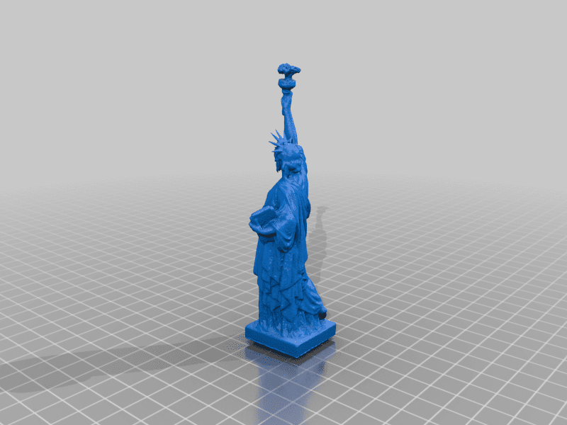 nuke liberty  statue 3d model