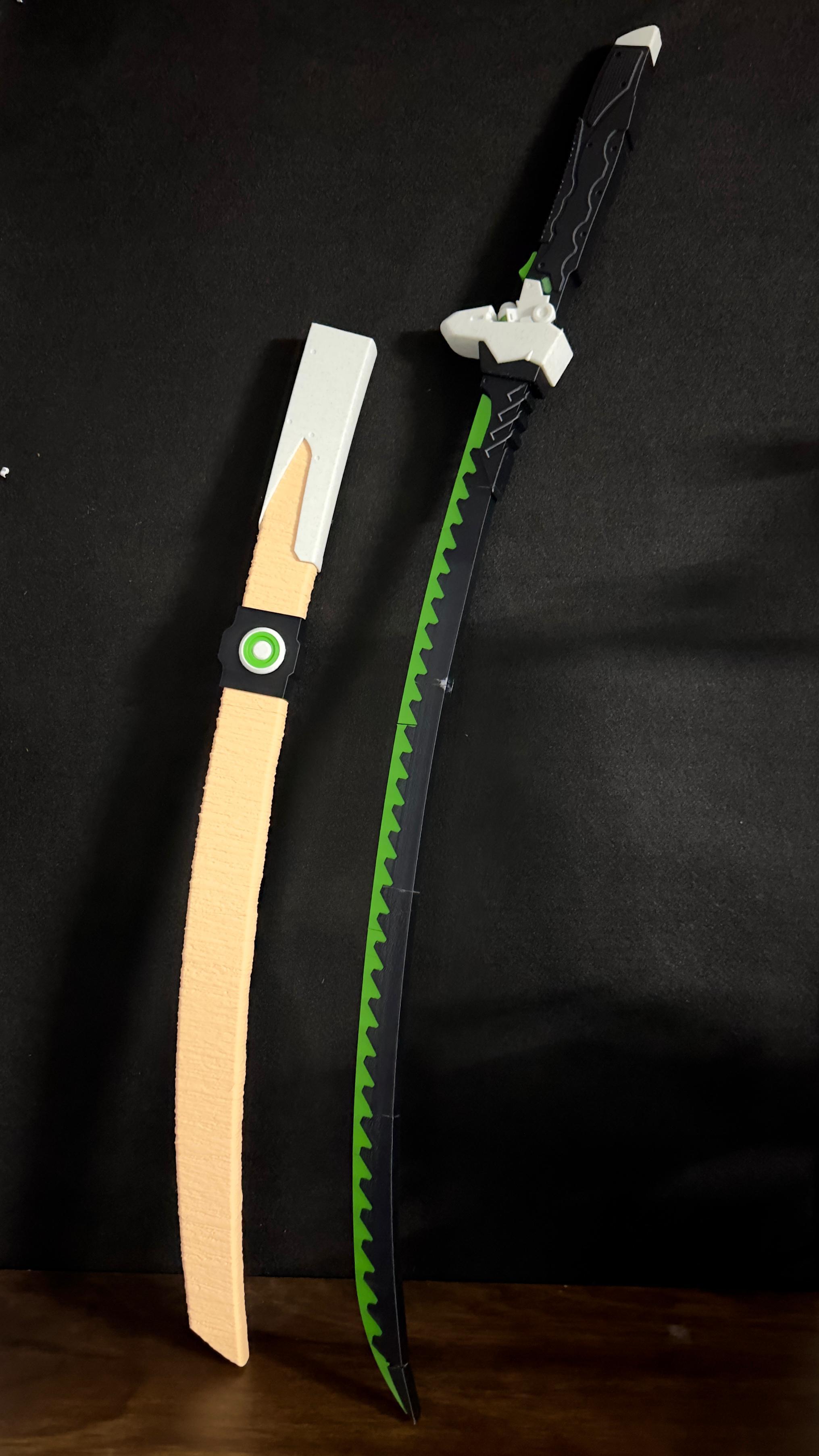 Overwatch's Genji Sword 3d model