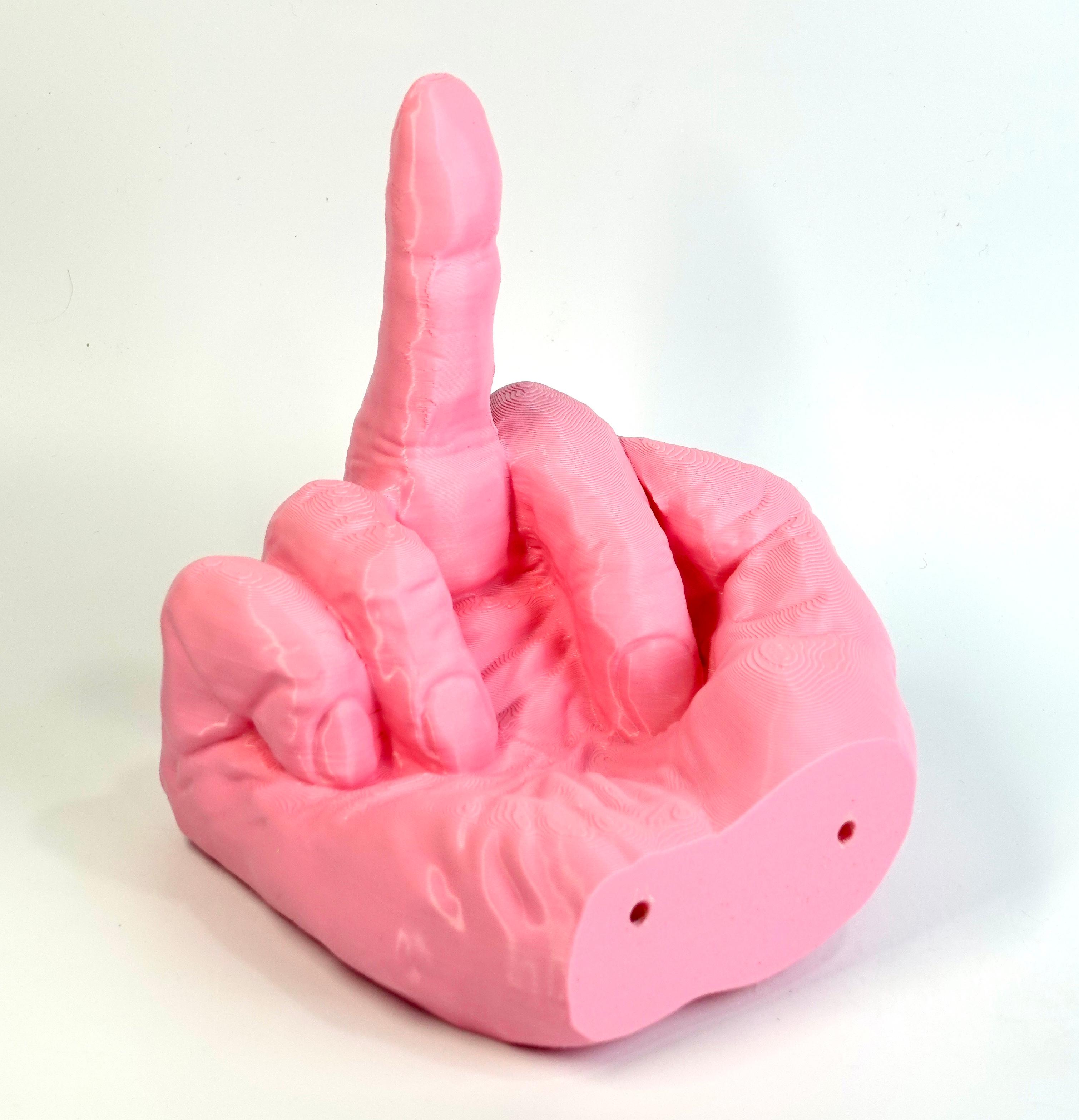 Middle Finger Toilet Paper Holder  3d model