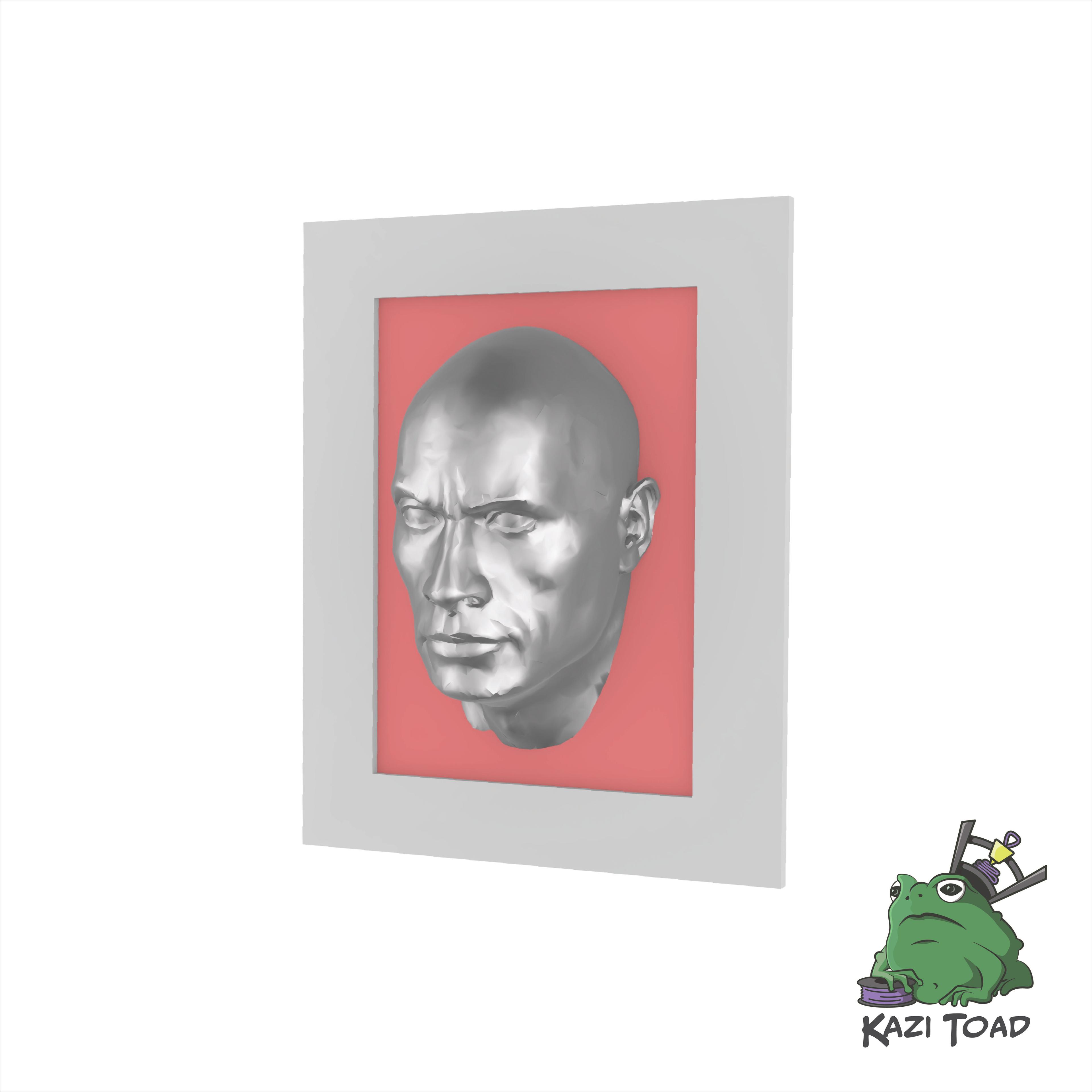 The Rock Picture Frame 3d model