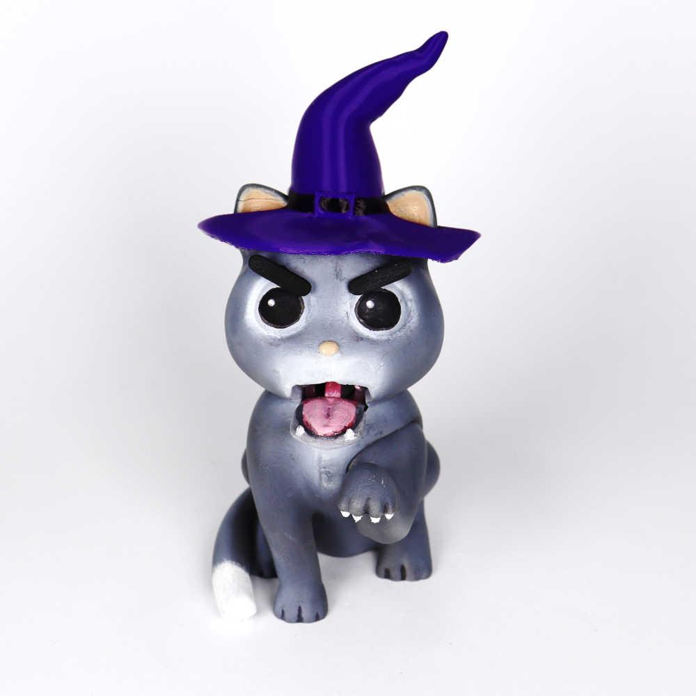 HALLOWEEN LOVELY ANGRY CAT - HAT 3d model