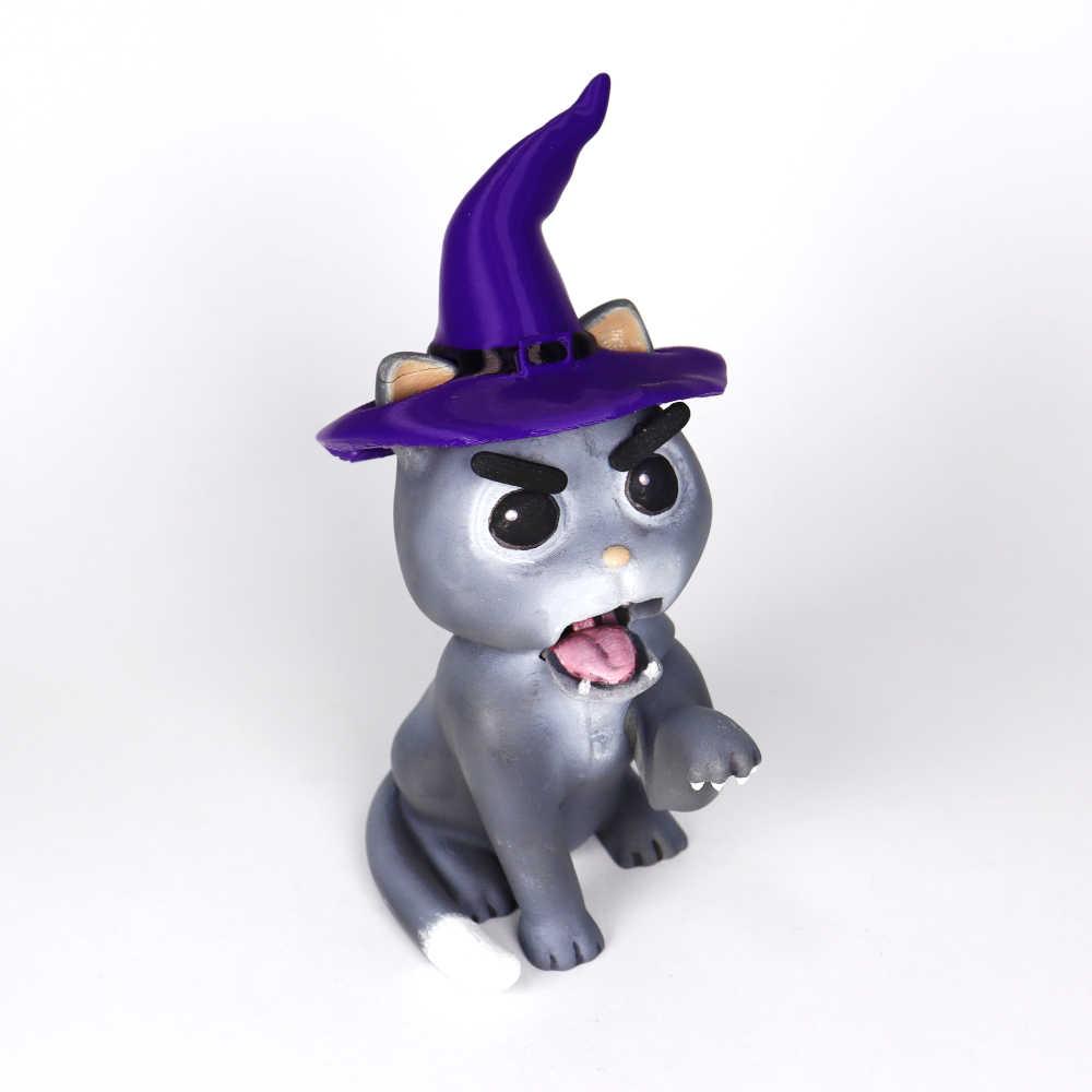 HALLOWEEN LOVELY ANGRY CAT - HAT 3d model