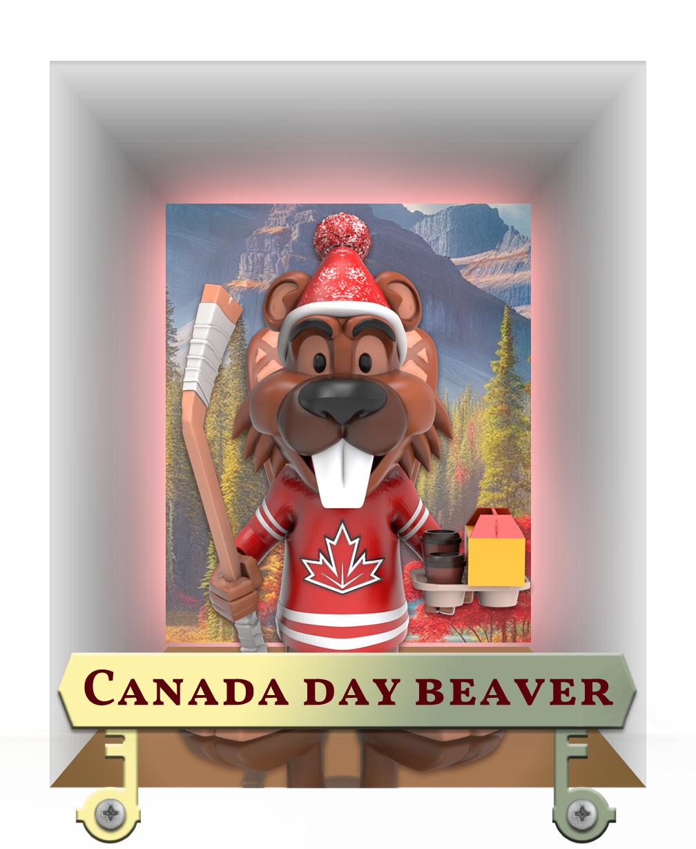 Canada Day Beaver 2024 3d model