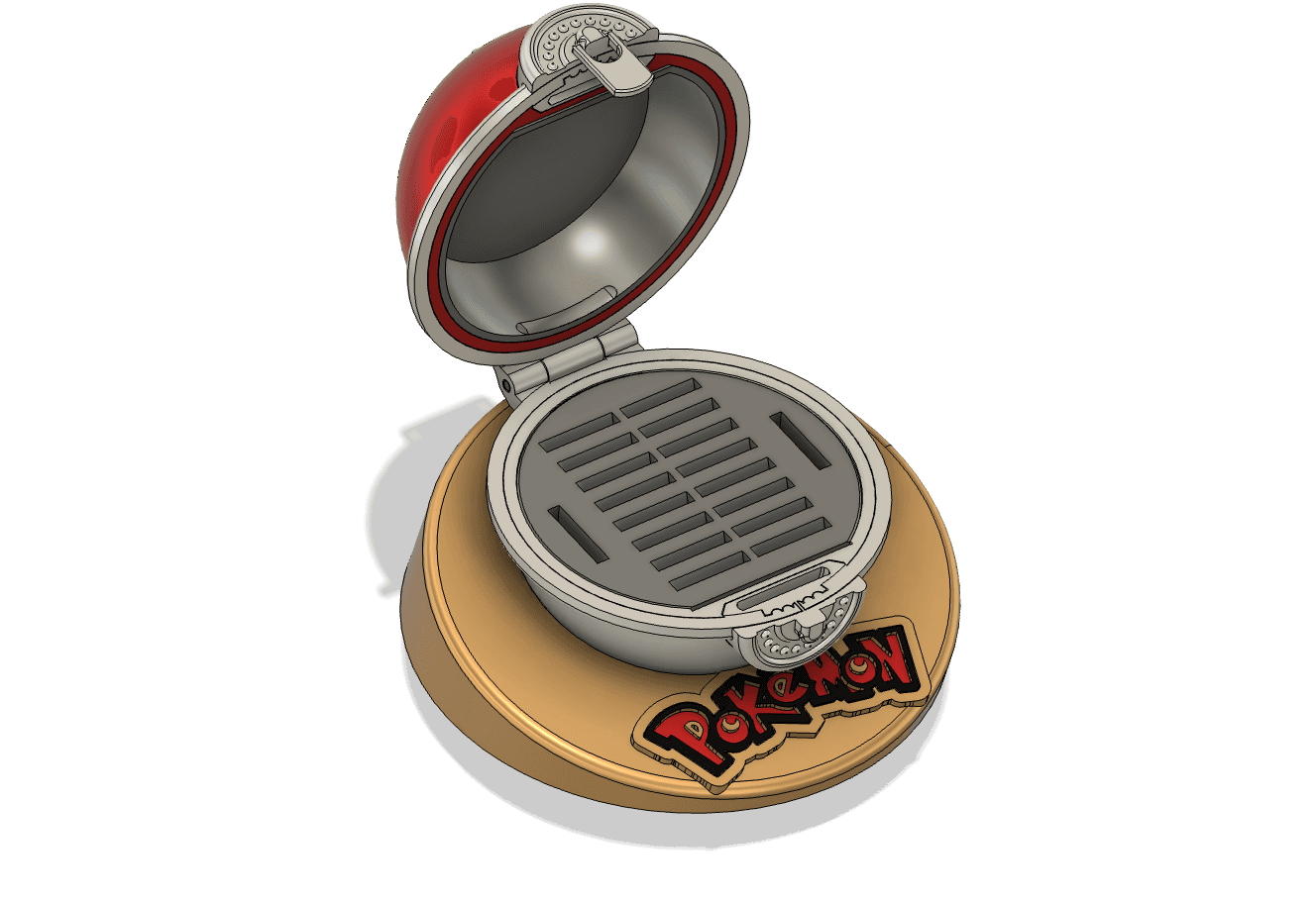 Pokemon - Ancient PokeBall - Switch Insert 3d model