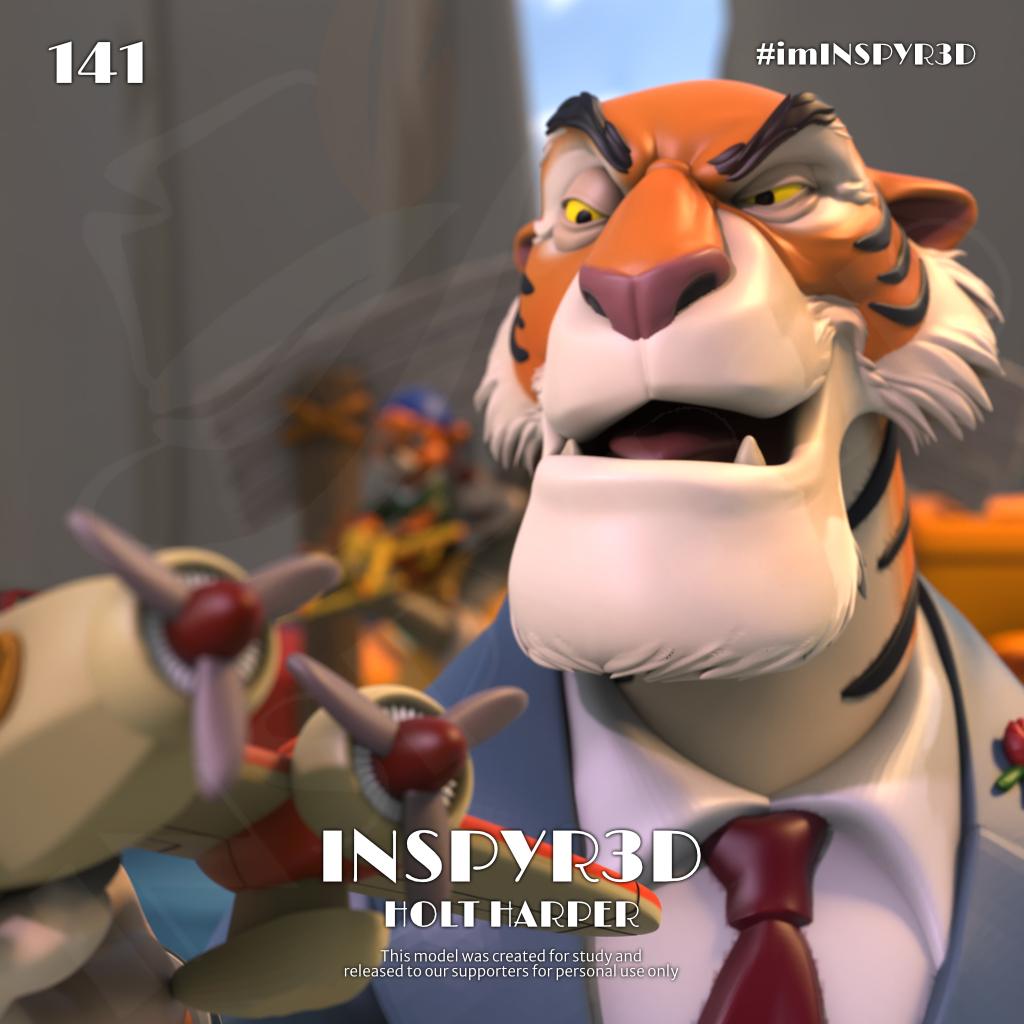 Shere Khan 3d model