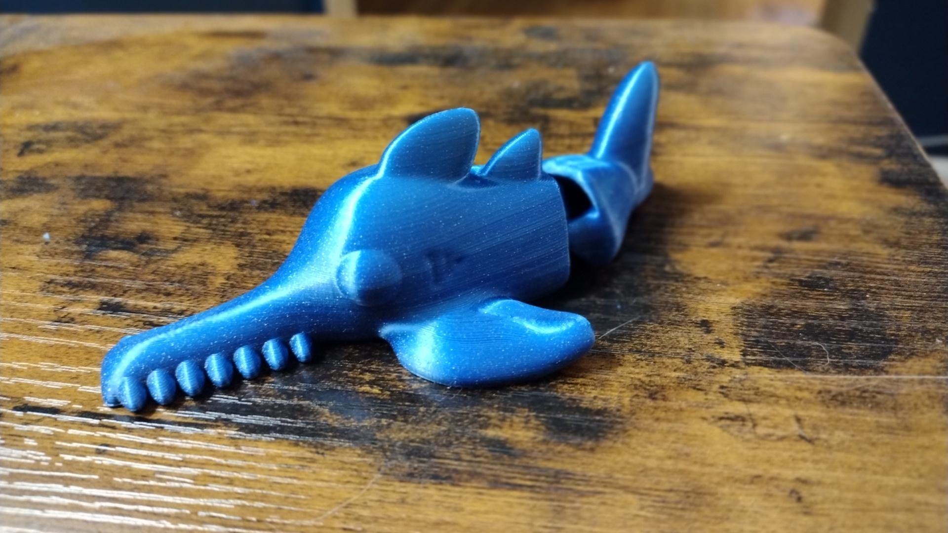 Cute Flexi Sawfish 3d model