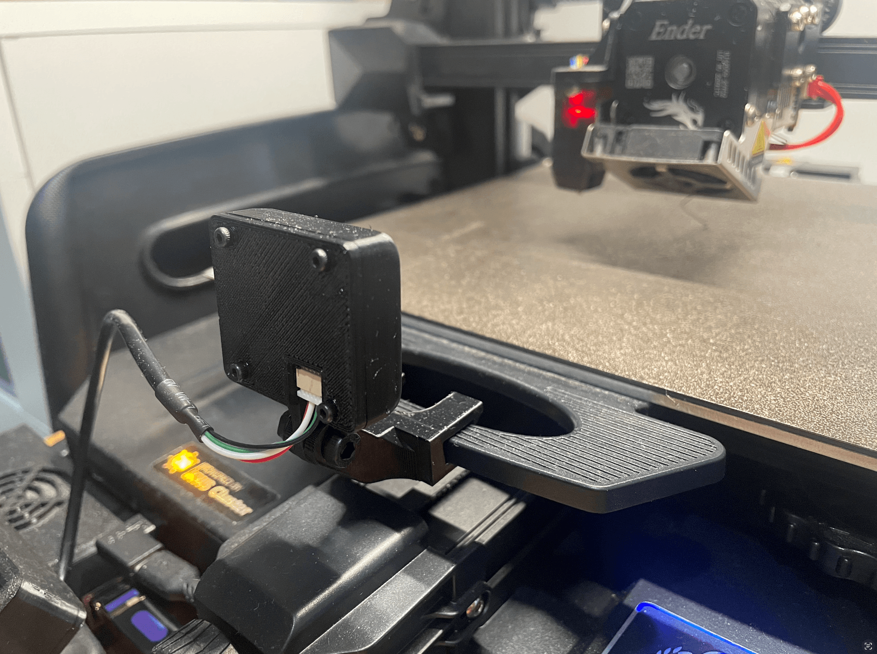 OV3660 Camera case + ender 3 s1 bed mount 3d model