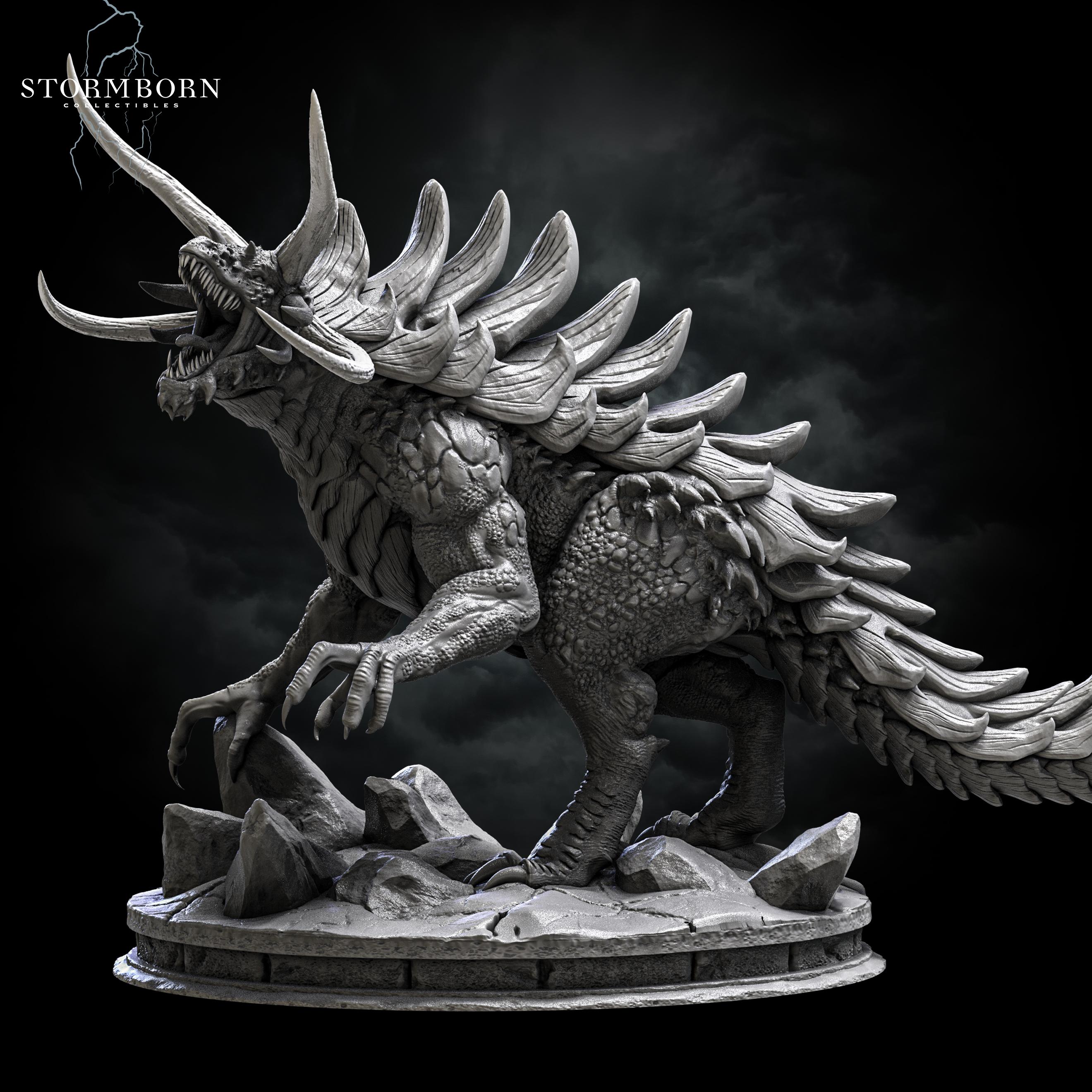 (32mm) Tarrasque 3d model