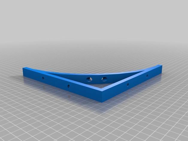 My Customized Bracket generator parameterized 3d model