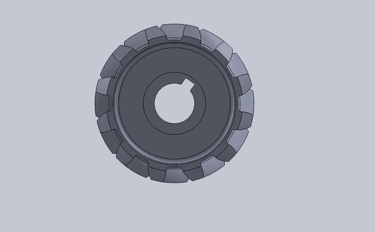 Gear Pen Holder.STL 3d model