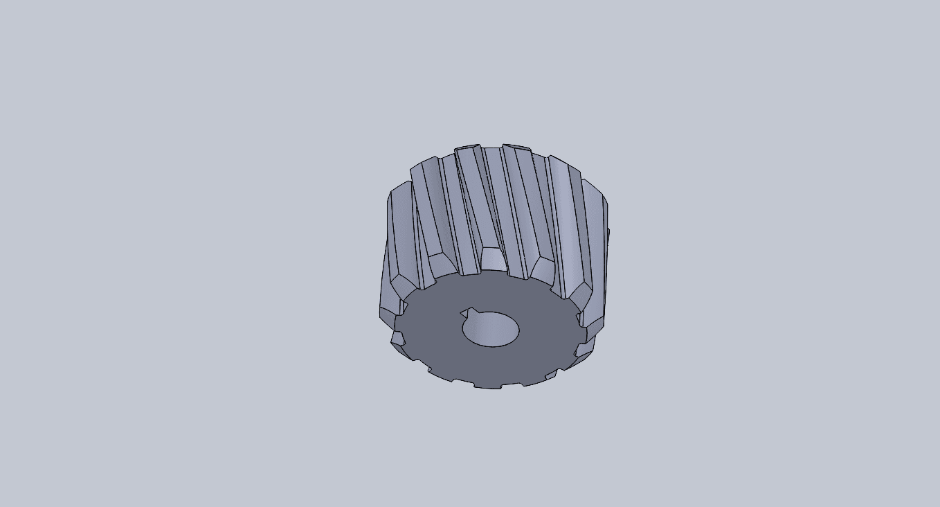 Gear Pen Holder.STL 3d model