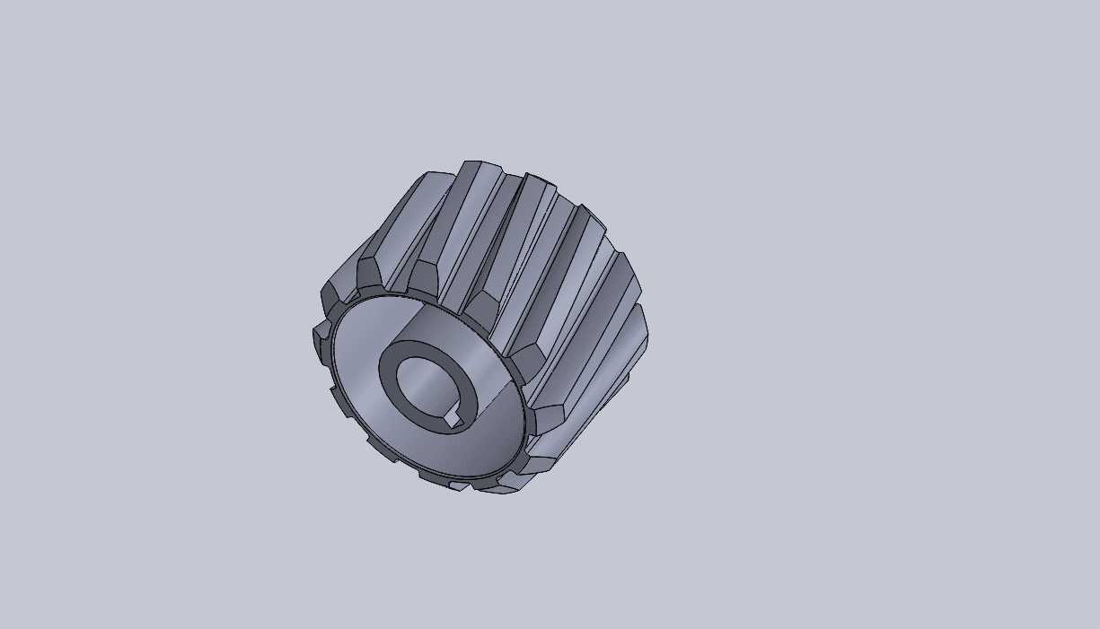 Gear Pen Holder.STL 3d model