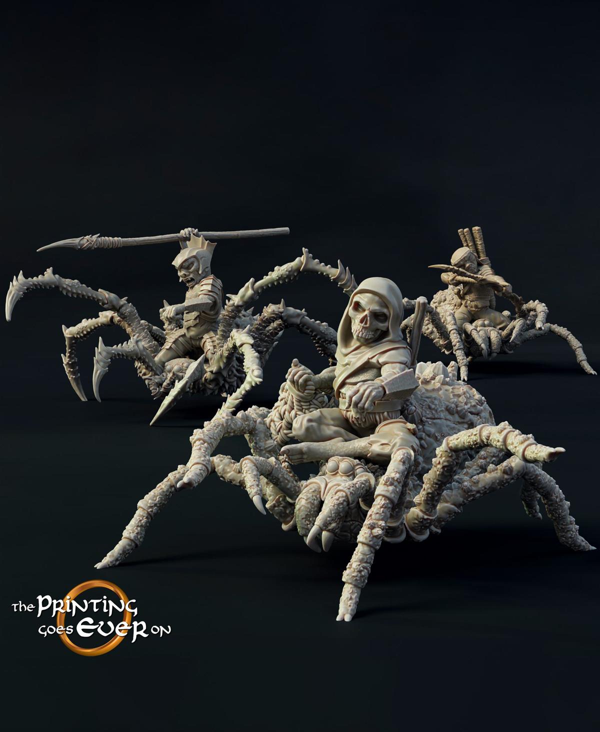 Goblin Spider Riders Set 3d model