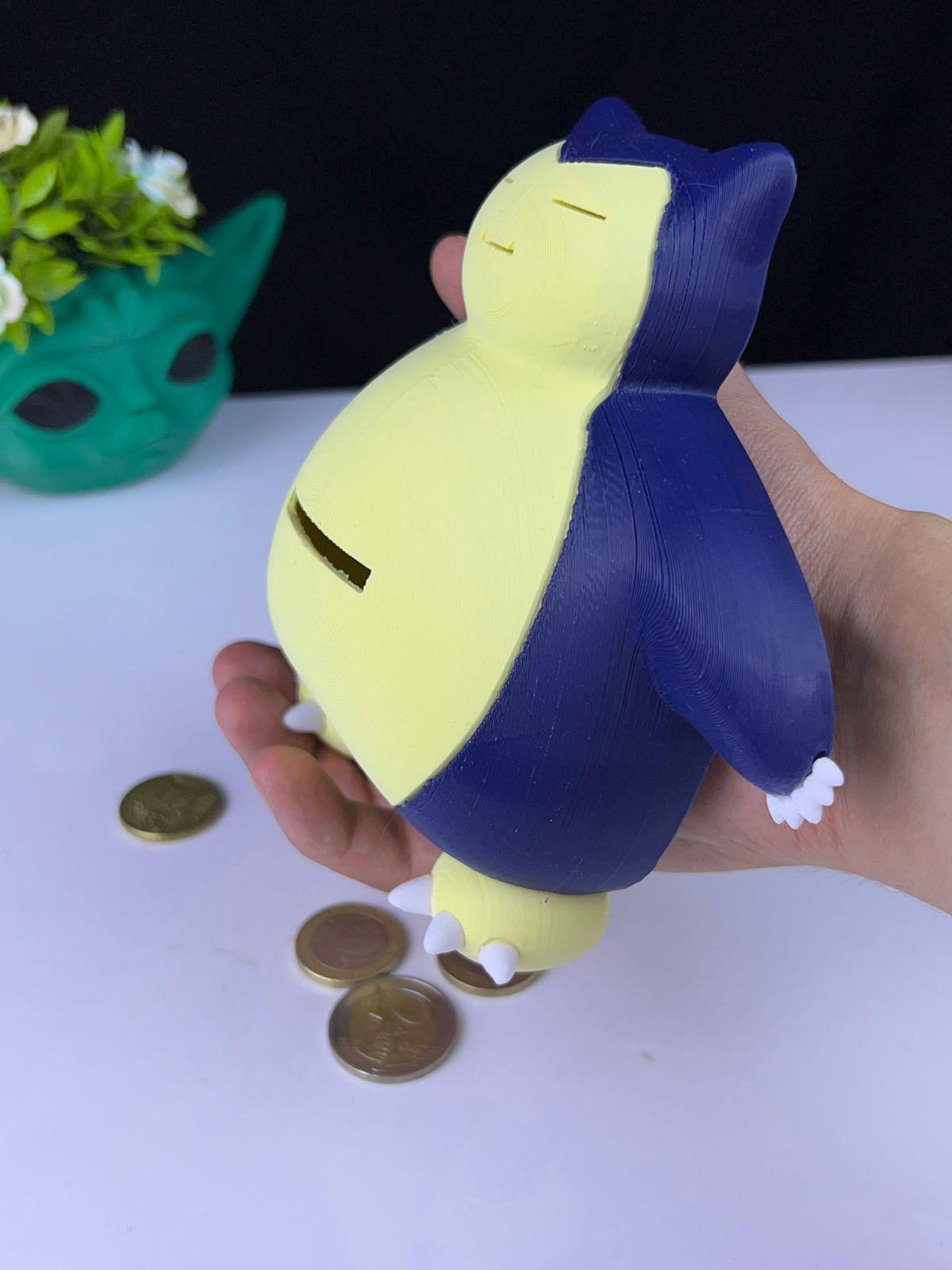 Snorlax Piggy Bank 3d model