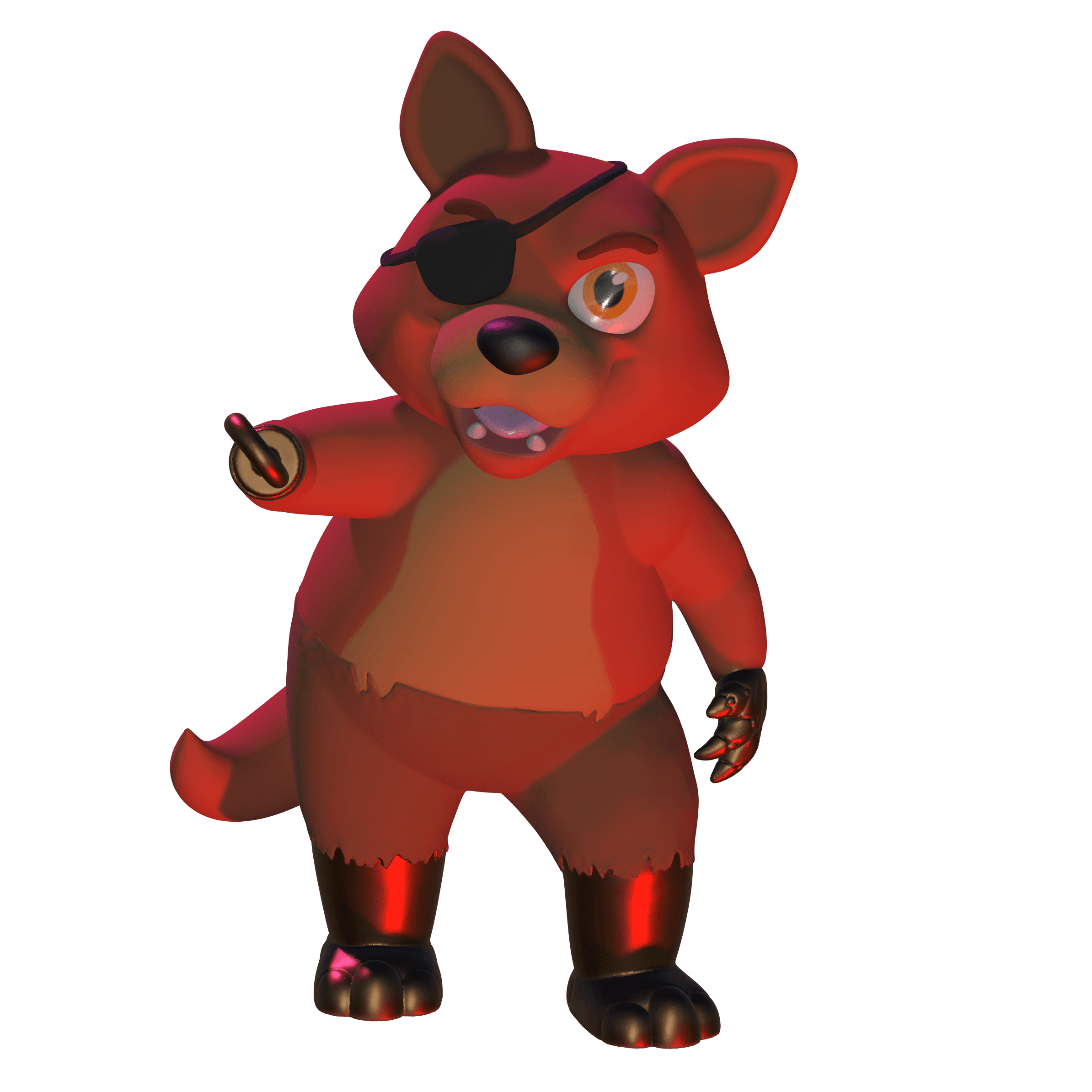 Pirate Foxy 3d model