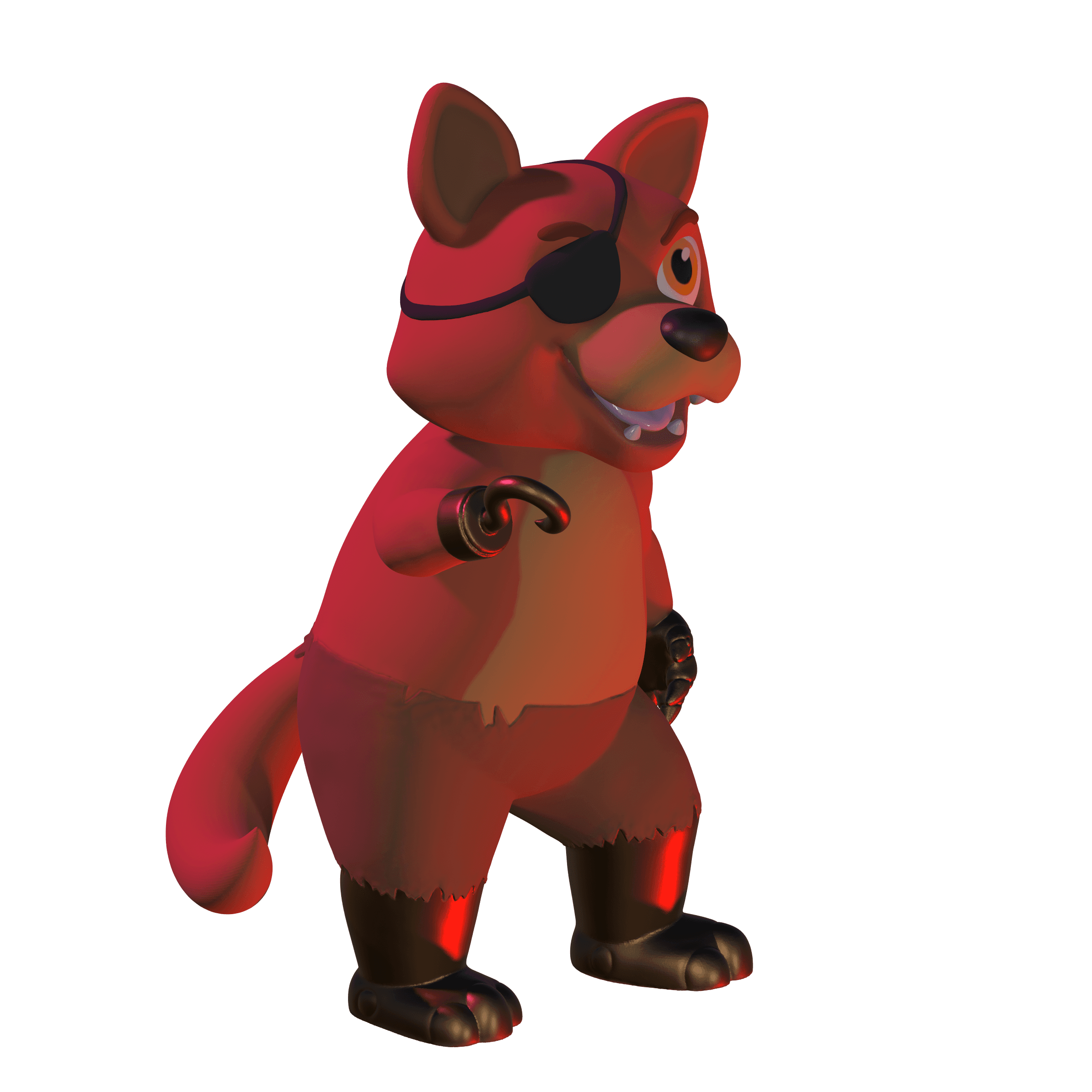 Pirate Foxy 3d model